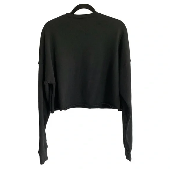 Kittenish Black Graphic Sweatshirt Sz L - Picture 3 of 6